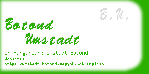 botond umstadt business card